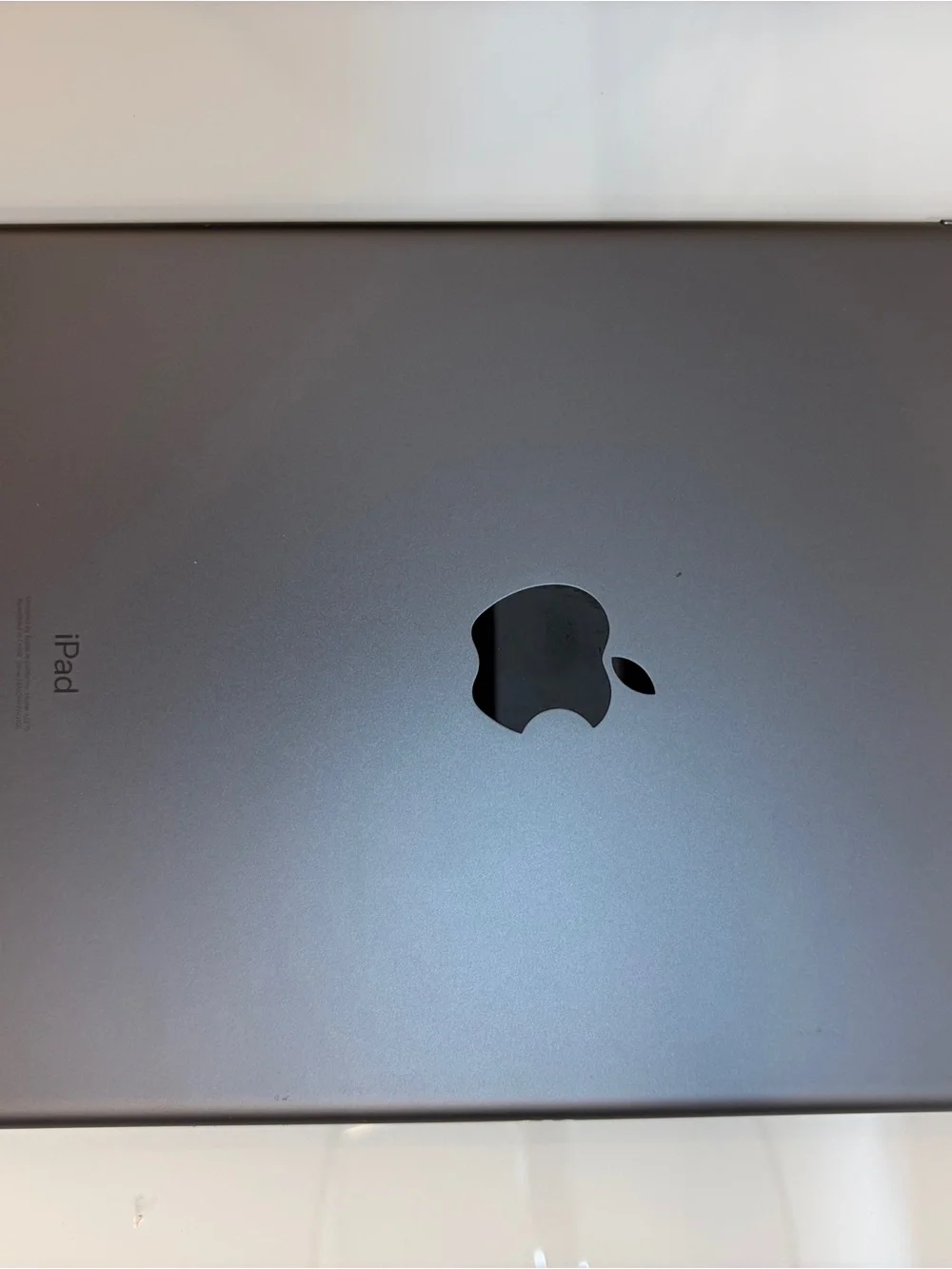 Apple ipad showing